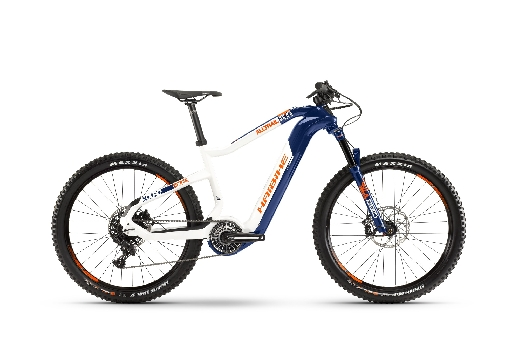 Электровелосипед Haibike Xduro AllTrail 5.0 i630Wh 11 s. NX Сине-белый фото